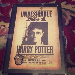 Harry potter wall mounted picture